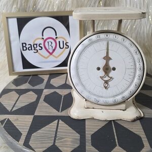 VINTAGE 1903 PELOUZE MFG. CO. CHICAGO POSTAL SCALE 24 POUND CREAM GREAT CONDITIO